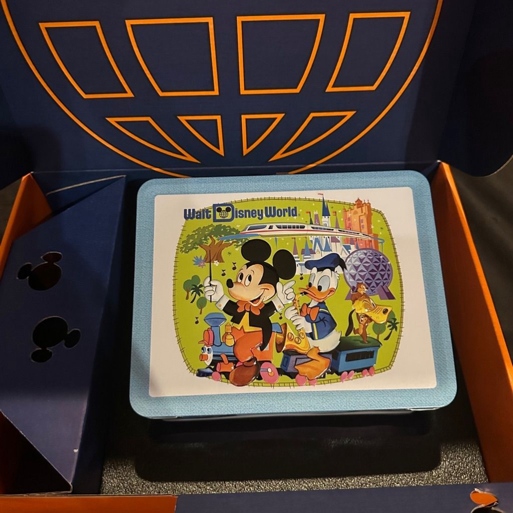 Disney D23 50th anniversary 2021 Walt Disney World WDW Metal Tin Lunchbox NEW